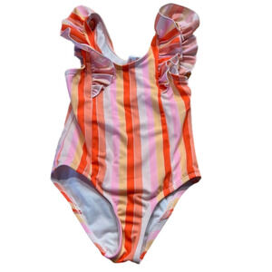 Cat and jack 4 t girl one piece bathing suit EUC